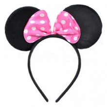 Mickey Mouse Headband Ears - pink